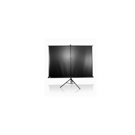 Elite Tripod Series T113UWS1 - Projection screen with tripod - 113" (287 cm) - 1:1 - Matte White - black - 7