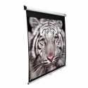 Elite Screens Manual Series M150UWH2 - Projection screen - ceiling mountable, wall mountable - 150" (381 cm) - 16:9 - MaxWhite - black