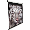 Elite Screens Manual Series M135XWH - Projection screen - ceiling mountable, wall mountable - 135" (343 cm) - 16:9 - MaxWhite - white