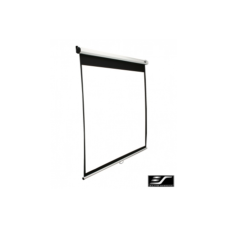 Elite Screens M100XWH Manual Pull Down Screen 100&#39;&#39; 16:9 / Diagonal 254cm, W 221.5cm x H 124.7cm / White case / Dual wal