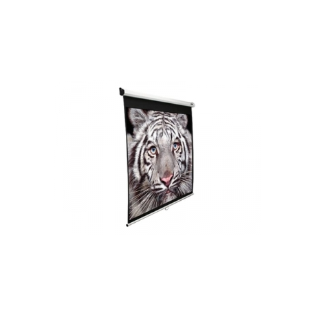 Elite Screens Manual Series M94NWX - Projection screen - ceiling mountable, wall mountable - 94" (239 cm) - 16:10 - Matte White - white - 0