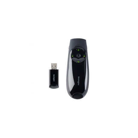 Kensington Presenter Expert Green Laser with Cursor Control - Presentation remote control - RF - black - 1
