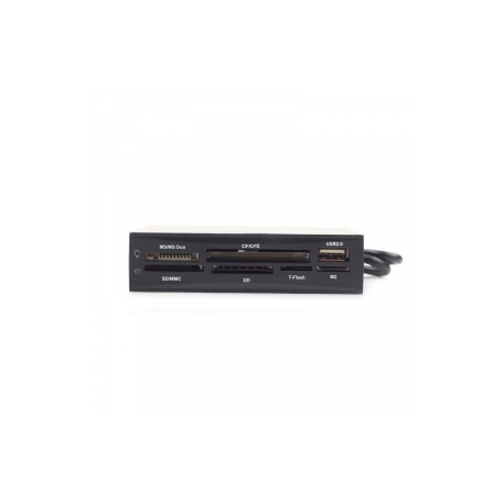 Gembird USB 2.0 internal CF/MD/SM/MS/SDXC/MMC/XD card reader/writer black