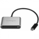 StarTech.com CFast Card Reader - USB C - Memory Card Reader - Card to USB-C - Portable CFast 2.0 Reader / Writer (CFASTRWU3C) - Card reader (CF II) - USB-C 3.0