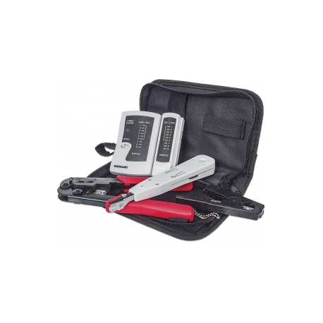 Intellinet Network tool kit; LAN tester, LSA tool, crimping and stripping tol
