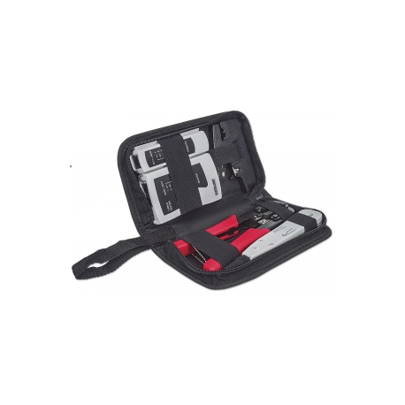 Intellinet Network tool kit; LAN tester, LSA tool, crimping and stripping tol