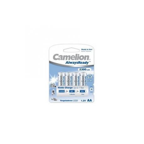 Camelion AlwaysReady Rechargeable Batteries Ni-MH (NH-AA2300ARBP4) R06 AA, 2300 mAh, 4-pack