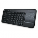 Logitech Wireless Touch Keyboard K400 Plus - Keyboard - wireless - 2.4 GHz - QWERTY - US International - black