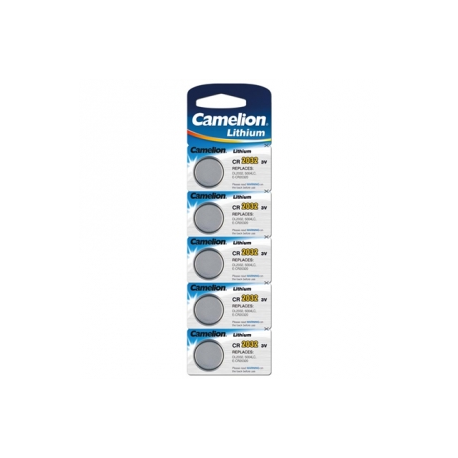 Camelion Lithium Button celles 3V (CR2032), 5-pack - 0