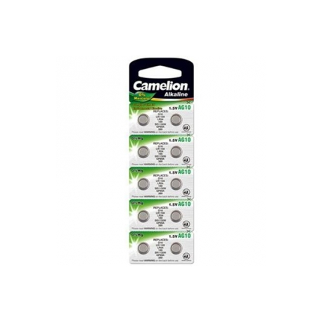 Camelion AG10-BP10 - Battery 10 x LR54 - Alkaline - 80 mAh - 0