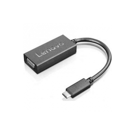 Lenovo - USB  /  VGA adapter - USB-C (M) to HD-15 (VGA) (F) - 1920 x 1200 (WUXGA) support - CRU - for ThinkBook 14s Yoga G2 IAP; ThinkPad L13 Yoga Gen 3; P1 Gen 5; T14s Gen 3; X1 Nano Gen 2 - 0