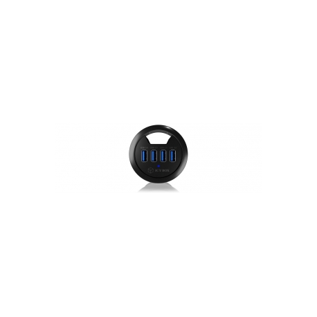 Raidsonic IcyBox Desk Hub 4xUSB 3.0, 120 cm USB 3.0 cable