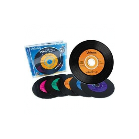 VERBATIM CD-R DATA VINYL-LOOK 10-PACK-JE