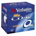 Verbatim - 10 x CD-R - 700 MB (80min) 52x - ink jet printable surface, wide printable surface - jewel case