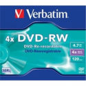 Verbatim DataLifePlus - 5 x DVD-RW - 4.7 GB 4x - jewel case