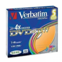 Verbatim Colours - 5 x DVD+RW - 4.7 GB (120min) 4x - slim jewel case