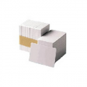 Zebra Premier Plus - Polyvinyl chloride (PVC) - 30 mil - white - CR-80 Card (85.6 x 54 mm) 100 card(s) High Coercivity Magnetic Stripe composite card (pack of 5) - for P 310, 420, 520; Zebra P100, P110, P120, P330, P430, P520, P630, P640; ZXP Series 8