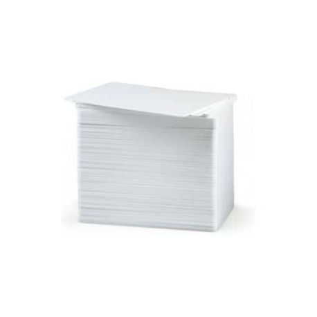 Zebra Premier - Polyvinyl chloride (PVC) - 40 mil - white - CR-80 Card (85.6 x 54 mm) 350 card(s) cards - 1
