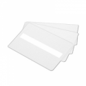 Zebra - Polyvinyl chloride (PVC) - 30 mil - white - CR-80 Card (85.6 x 54 mm) 500 card(s) card with signature panel - for Zebra P110m