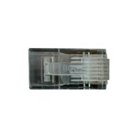 StarTech.com Cat5e RJ45 Stranded Modular Plug Connector - 50 Pkg - Bulk Cat 5e Plugs - 50x RJ45 Ends (CRJ4550PK) - Network connector - RJ-45 (M) - CAT 5e (pack of 50) - 0