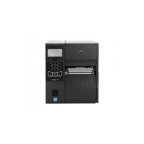 Zebra ZT410 - Label printer - direct thermal  /  thermal transfer - Roll (11.4 cm) - 203 dpi - up to 356 mm / sec - USB 2.0, LAN, serial, USB host, Bluetooth 2.1 - tear bar - 7