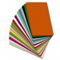 Zebra TrueColours i Series - Polyvinyl chloride (PVC) - 30 mil - white - CR-80 Card (85.6 x 54 mm) 500 card(s) cards - for ZXP Series 8