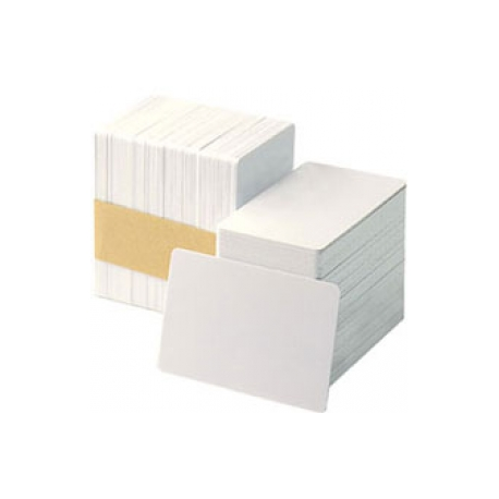 Zebra Premier Plus - Polyvinyl chloride (PVC) - 30 mil - white - 500 card(s) card with magnetic stripe - for Zebra P110m; ZXP Series 8 - 1
