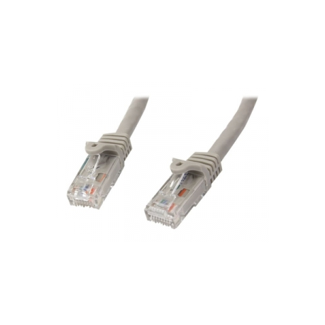 StarTech.com 7m CAT6 Ethernet Cable, 10 Gigabit Snagless RJ45 650MHz 100W PoE Patch Cord, CAT 6 10GbE UTP Network Cable w / Strain Relief, Grey, Fluke Tested / Wiring is UL Certified / TIA - Category 6 - 24AWG (N6PATC7MGR) - Patch cable - RJ-45 (M) to RJ-45 (M) - 7 m - UTP - CAT 6 - snagless - grey - 0