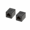 LogiLink - Network coupler - RJ-45 (F) to RJ-45 (F) - UTP - CAT 6 - black
