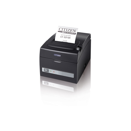Citizen CT-S310-II PRINTER SERIAL WHIT (Thermodirekt Drucker/ seriell + USB Schnittstelle, integriertes Netzteil, reines weiß, 