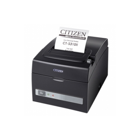 Citizen CT-S310-II PRINTER SERIAL WHIT (Thermodirekt Drucker/ seriell + USB Schnittstelle, integriertes Netzteil, reines weiß, 