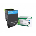 Lexmark X317 - Cyan - original - toner cartridge LCCP, LRP - for Lexmark CS317dn, CS417dn, CS517de, CX317dn, CX417de