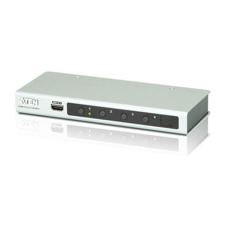 ATEN VS481B - Video / audio switch - 4 x HDMI - desktop - 0