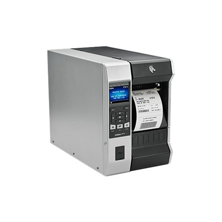 Zebra ZT610 - Label printer - direct thermal  /  thermal transfer - Roll (10.8cm) - 300 dpi - up to 305 mm / sec - USB, serial, Gigabit LAN, USB host, NFC, Bluetooth 4.0 - peeler with liner rewind - 0