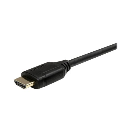 StarTech.com 3ft (1m) Premium Certified HDMI 2.0 Cable with Ethernet, High Speed Ultra HD 4K 60Hz HDMI Cable HDR10, HDMI Cord (Male / Male Connectors), For UHD Monitors, TVs, Displays - Durable HDMI Cable (HDMM1MP) - HDMI cable with Ethernet - HDMI male to HDMI male - 1 m - black - for P / N: EXTEND-HDMI-4K40C6P1, KITBXAVHDPEU, KITBXAVHDPUK, KITBXDOCKPEU, KITBXDOCKPUK - 6