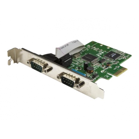 StarTech.com 2-Port PCI Express Serial Card with 16C1050 UART - RS232 Low Profile Serial Card - PCI Serial Card (PEX2S1050) - Serial adapter - PCIe low profile - RS-232 x 2 - 1
