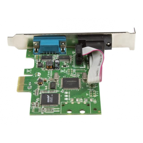 StarTech.com 2-Port PCI Express Serial Card with 16C1050 UART - RS232 Low Profile Serial Card - PCI Serial Card (PEX2S1050) - Serial adapter - PCIe low profile - RS-232 x 2 - 5