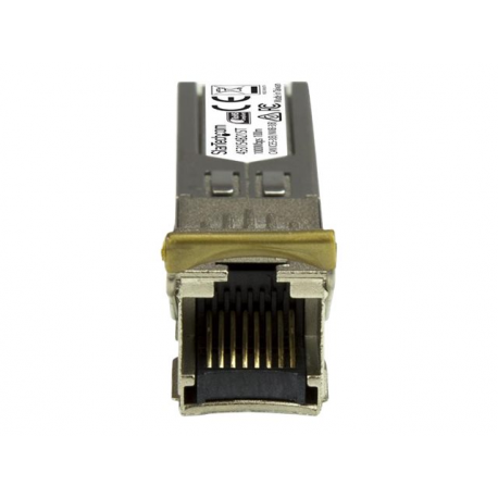 StarTech.com HPE 453154-B21 Compatible SFP Module, 1000BASE-T, SFP to RJ45 Cat6 / Cat5e, 1GE Gigabit Ethernet SFP, RJ-45 (Copper) 100m, HPE 6120XG, 6120G, Flex Fabric, Mini GBIC SFP Module - Lifetime Warranty (453154B21ST) - SFP (mini-GBIC) transceiver module (equivalent to: HP 453154-B21) - GigE - 1000Base-T - RJ-45 - up to 100 m - 2