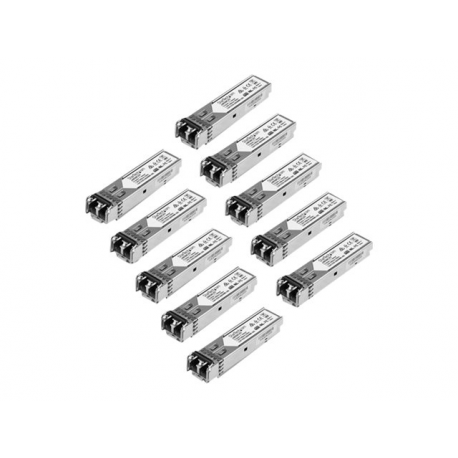 Startech SFP - HP J4858C COMP. 10 PACK (StarTech.com Gigabit LWL SFP Transceiver Modul - HP J4858C kompatibel - MM LC mit DDM - 