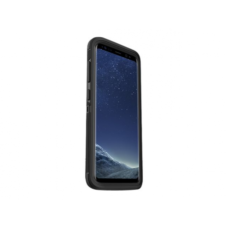 OtterBox Defender Series - Back cover for mobile phone - rugged - polycarbonate, synthetic rubber - black - for Samsung Galaxy S8 - 0