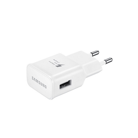 Samsung Travel Adapter EP-TA20 - Power adapter (USB) - on cable: USB-C - white - for Galaxy A3 (2017), A5 (2017), A7 (2017), Note7, S8 - 1