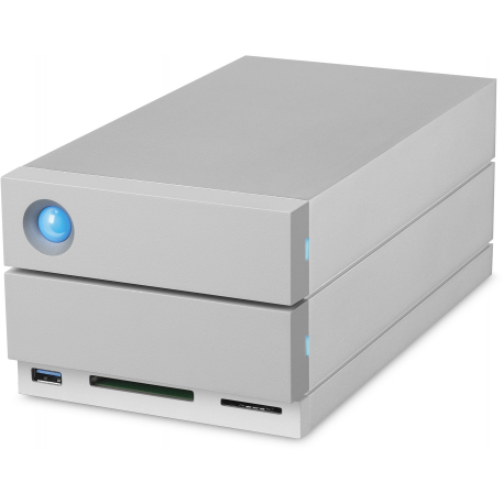 LACIE 2big 20TB Thunderbolt 3 USB3.1 7.2rpm 8,9cm 3,5inch with Thunderbolt cable 2-Bay RAID 2 hot swappable drives RAID 0/1/JBOD