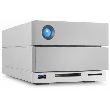 LACIE 2big 20TB Thunderbolt 3 USB3.1 7.2rpm 8,9cm 3,5inch with Thunderbolt cable 2-Bay RAID 2 hot swappable drives RAID 0/1/JBOD