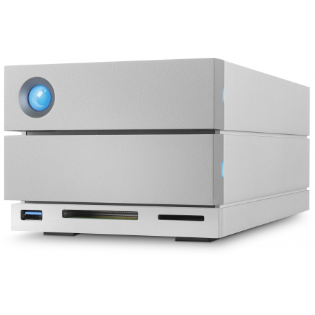 LACIE 2big 20TB Thunderbolt 3 USB3.1 7.2rpm 8,9cm 3,5inch with Thunderbolt cable 2-Bay RAID 2 hot swappable drives RAID 0/1/JBOD