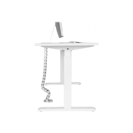 StarTech.com Spine Cable Management - Weighted Base Plate - Cord Cover - Cable Organizer - Cord Protector - Cable Raceway (CMVBMOD) - Cable organizer - desk mountable - 1.29 m - silver - 2