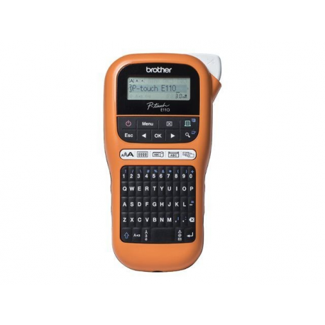 Brother P-Touch PT-E110VP - labelmaker - B/W - thermal transfer - 2