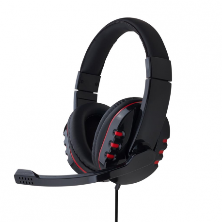 Gembird GHS-402 - Gaming - headset - full size - wired - 3.5 mm jack - glossy black - 1