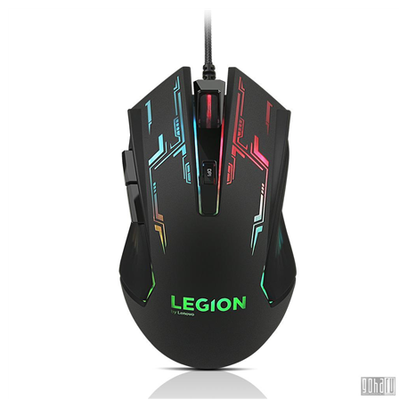Lenovo Legion M200 RGB Gaming Mouse - Mouse - right and left-handed - optical - 5 buttons - wired - USB - black - for IdeaCentre AIO 3 24; 3 27; 330-20; 5 24; 5 27; IdeaCentre G5 14AMR05; IdeaPad Gaming 3 15 - 0