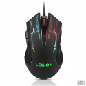 Lenovo Legion M200 RGB Gaming Mouse - Mouse - right and left-handed - optical - 5 buttons - wired - USB - black - for IdeaCentre AIO 3 24; 3 27; 330-20; 5 24; 5 27; IdeaCentre G5 14AMR05; IdeaPad Gaming 3 15