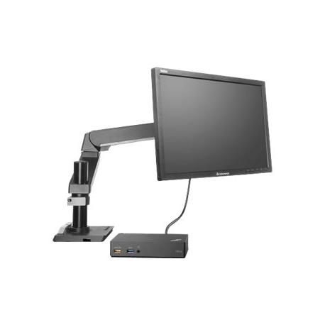 Lenovo Adjustable Height - Monitor arm - up to 25" - for IdeaPad 3 CB 14; ThinkCentre M90a Gen 2; V50a-24IMB AIO; Yoga Slim 7 Pro 14ACH5 OD - 1
